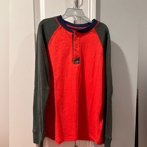 NWT Boys Eddie Bauer Long Sleeve Henley
